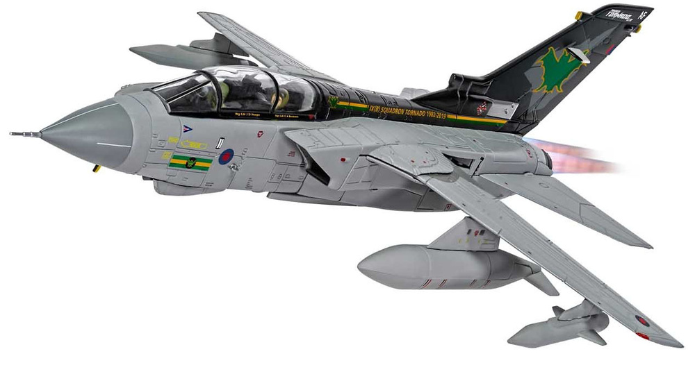 Panavia Tornado GR.4 ZG775, No.IX(B), Esquema de su retiro, RAF Marham, Marzo, 2019, 1:72, Corgi 