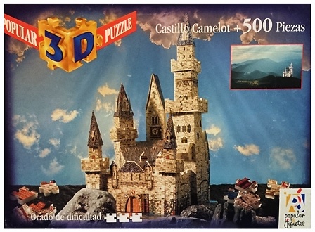 Puzzle 3d castillo deals