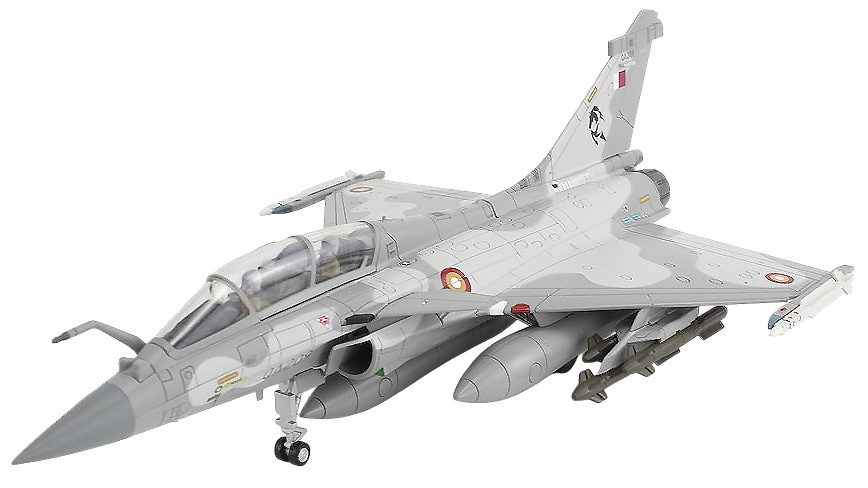 Rafale DQ, Fuerza Aérea de Catar, Ala 6, Al Adiyat, QA209, Dukhan/Tamim, 2021, 1:72, Hobby Master 