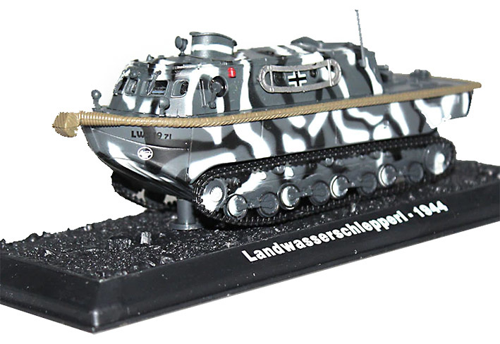 Remolcador LWS Landwasserschlepper, Ejército Alemán, 1944, 1:72, Panzerkampf 