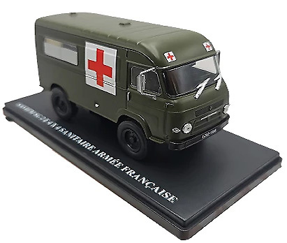 Renault Saviem SG 2 E 4x4, Ambulancia del Ejército Francés, 1:43, Hachette 