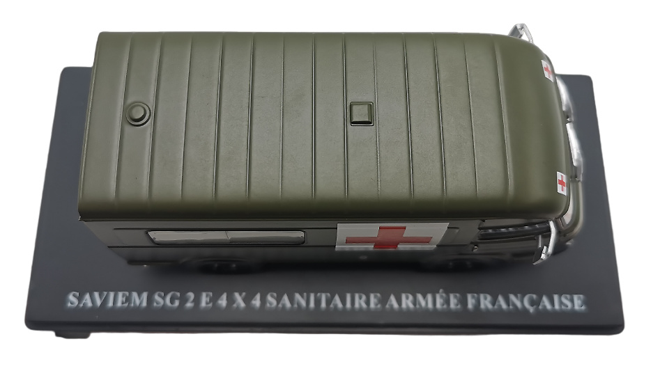 Renault Saviem SG 2 E 4x4, Ambulancia del Ejército Francés, 1:43, Hachette 