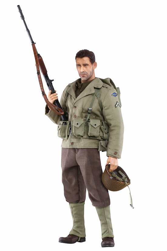 Richie (Private 1st Class) U.S. Ranger BAR Gunner, 2nd Ranger Battalion, France 1944, 1:6, Dragon Figures 