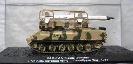 SAM-6 AA Missile Launcher, 2P25 Kub, Egyptian Army, Yom-Kippur War, 1973, 1:72, Altaya 