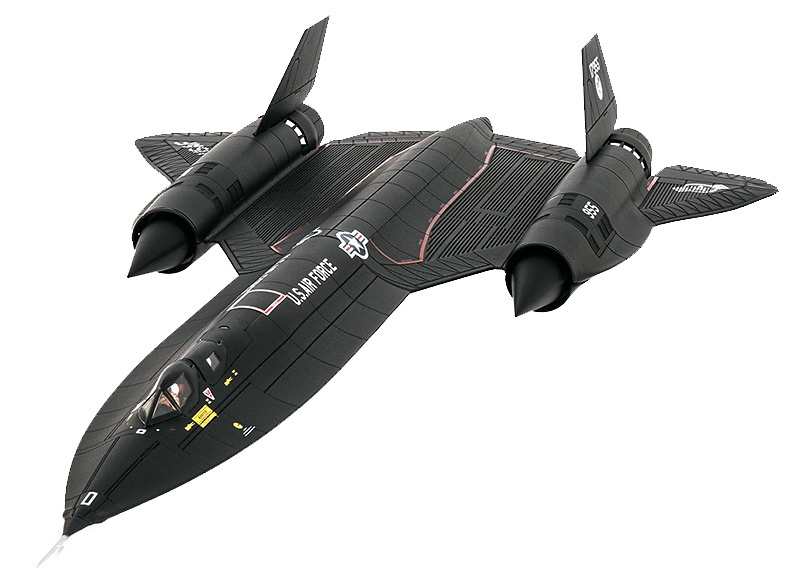 SR-71 Blackbird U.S.A.F 61-7955, Skunk Works, Base Aérea Edwards, 1985, 1:72, Century Wings 