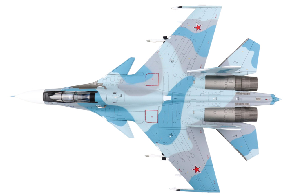 SU30SM Flanker H Blue 45, 22 GvIAP, 11º Escuadrón de Fuerza Aérea de Defensa, Rusia, 2020, 1:72, Hobby Master 