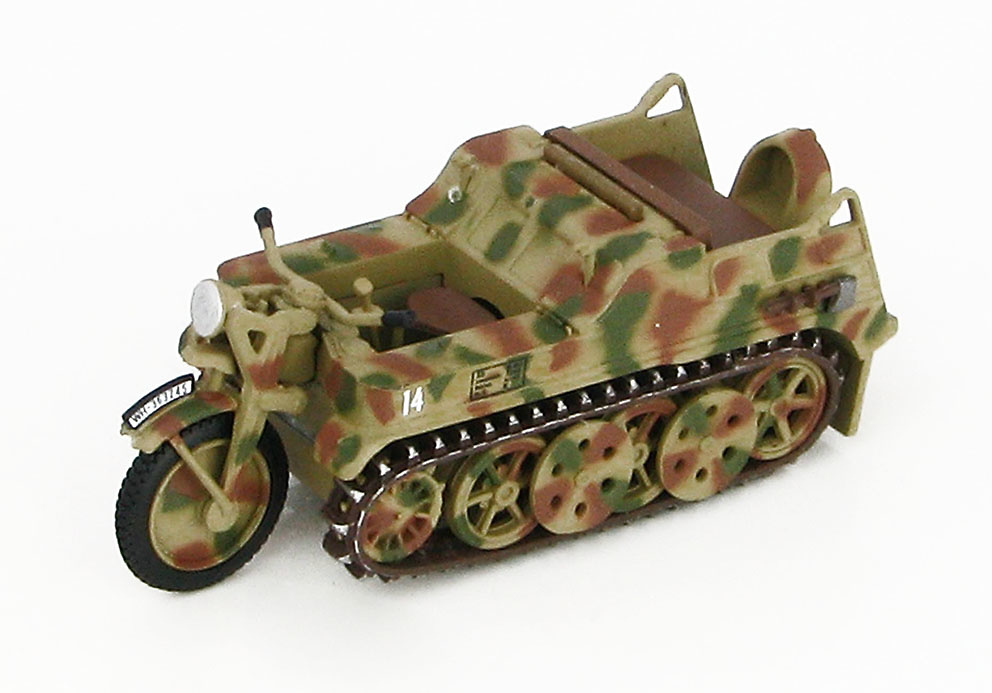 Sd.Kfz. 2 Kettenkrad, 1st Gebirgs Division (1.ª División de Montaña), Unión Soviética, 1942, 148, Hobby Master 