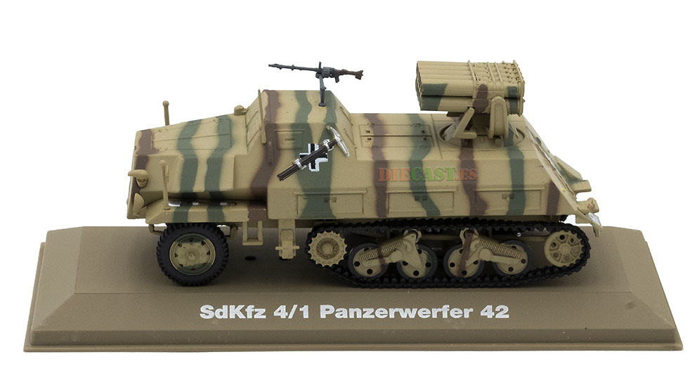 SdKfz 4/1 Panzerwerfer Maultier, Alemania, 1943-45, 1:43, Atlas 