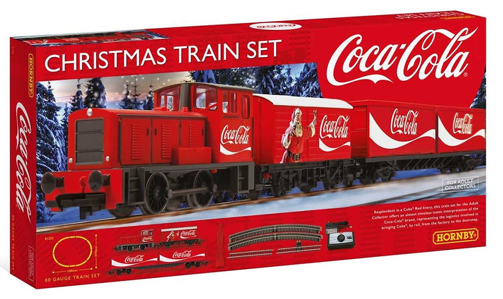 Set Tren Eléctrico Navidad de Coca-Cola, Hornby 