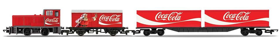 Set Tren Eléctrico Navidad de Coca-Cola, Hornby 