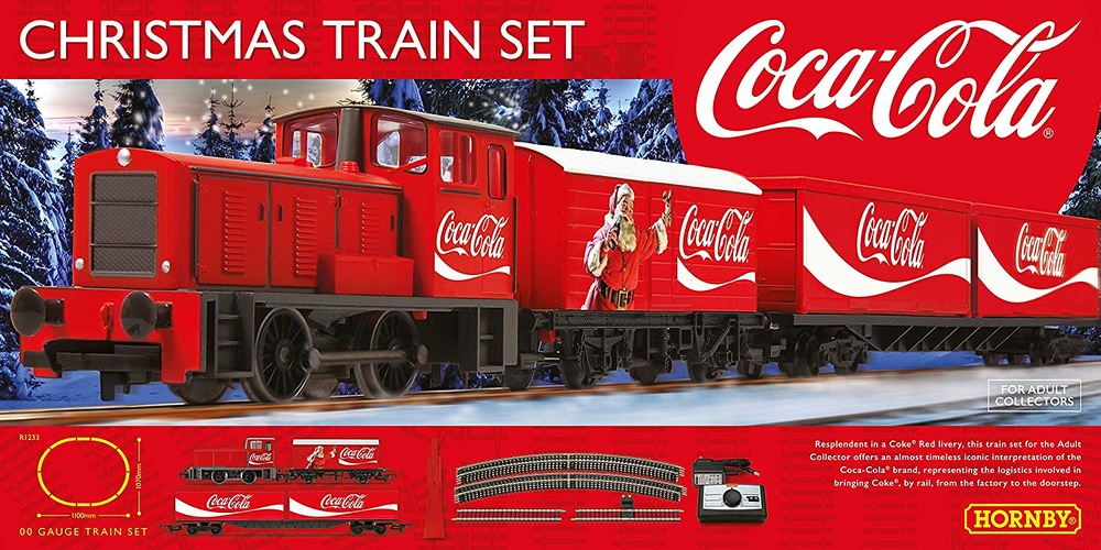 Set Tren Eléctrico Navidad de Coca-Cola, Hornby 