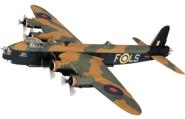 Short Stirling MkI, N6086, LS-F, 'MacRoberts Reply', 15 Sqn, RAF Wyton, October 1941, 1:72, Corgi 