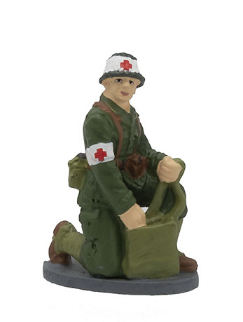 Soldado Sanitario francés con botiquín, 1:43, Ixo 