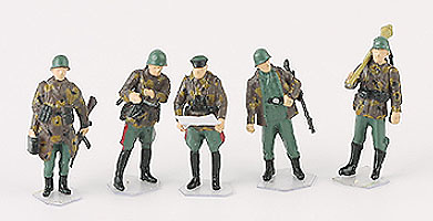 Soldados Alemanes, 2ª Guerra Mundial, 1:72, PMA 