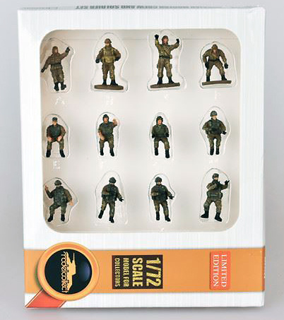 Soldados Rusos modernos, tripulantes de carro de combate, 1:72, Modelcollect 