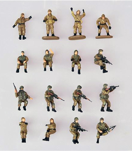 Soldados Rusos modernos, tripulantes de carro de combate, 1:72, Modelcollect 