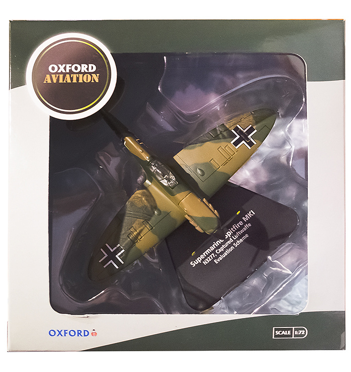 Spitfire MKI N3277 capturado por la Luftwaffe, Alemania, 1940, 1:72, Oxford 