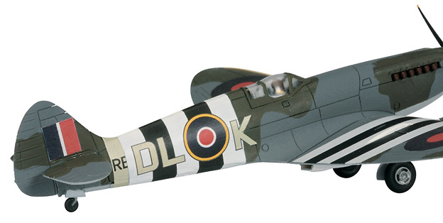 Spitfire Mk XIV - 91 Sqn RAF, Flt. Lt. H. D. Johnson, West Malling, July 1944, 1:72, Corgi 