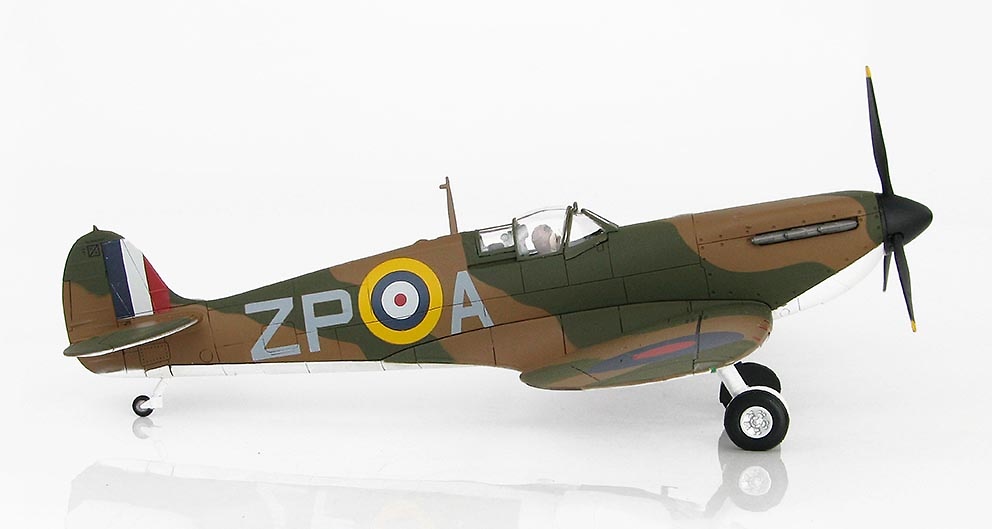 Spitfire Mk.I K9953/ZP-A, Flt. Lt. Adolph Malan, 74º Escuadrón, Hornchurch, 1940, 1:48, Hobby Master 