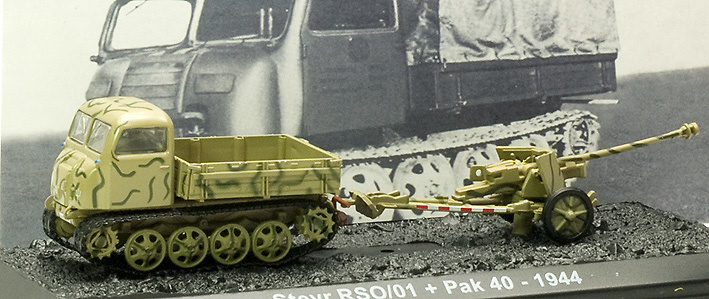 Steyr RSo/01 + Pak 40, 1944, 1:72, Blitz 72 