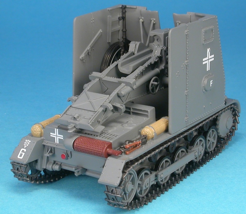 Sturmpanzer I 15 cm sIG 33 (Sf) auf Panzerkampfwagen I Ausf B, 1st Pz. Div. Francia, Junio, 1940, 1:48, Gasoline 