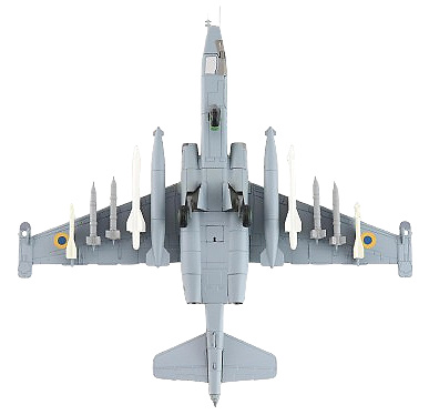 Su-25M1, Teniente Coronel Zhybrov, Fuerza Aérea Ucraniana, Febrero de 2022, 1:72, Hobby Master 