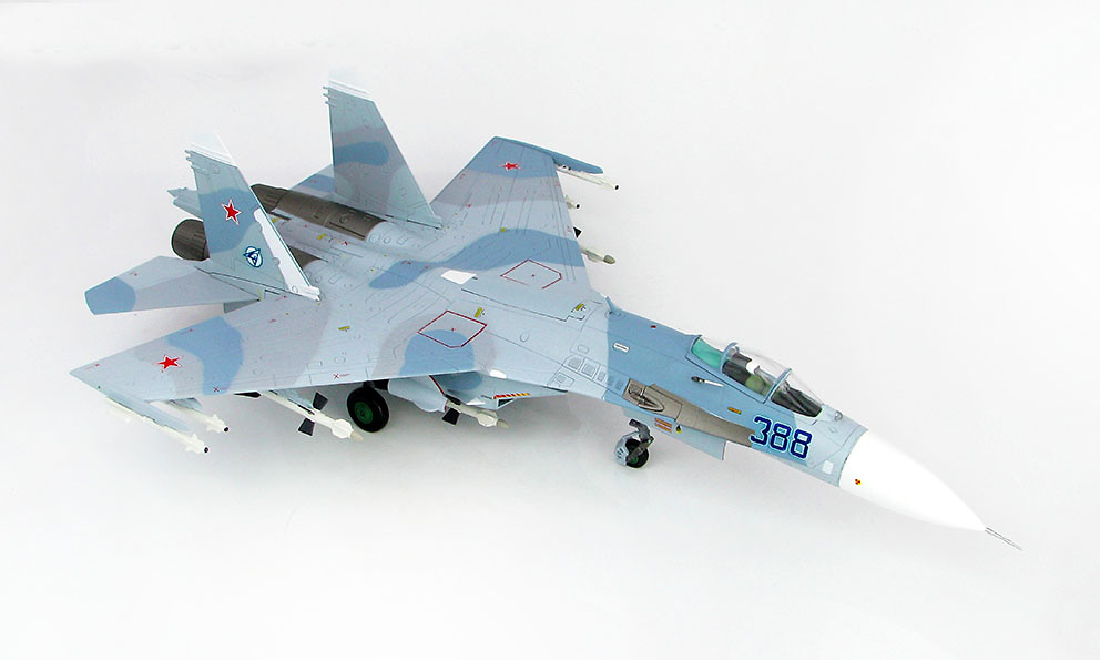 Su-27 Flanker B B388, Paris le Bourget, 1989, 1:72, Hobby Master 