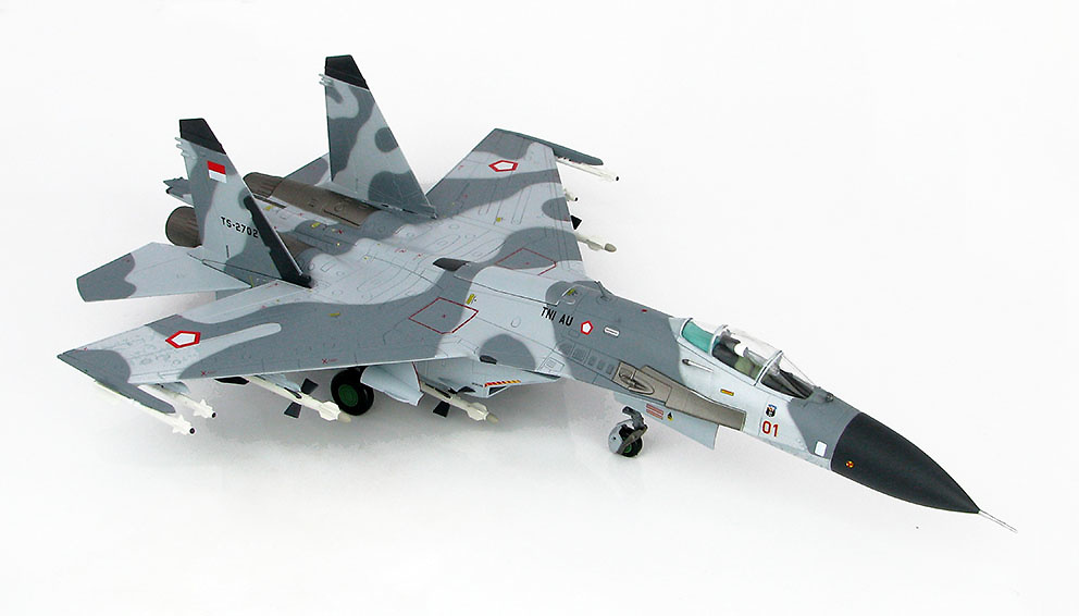 Su-27SK Flanker B TS-2701, 11th Squadron, Fuerzas Aéreas de Indonesia, 2003, 1:72, Hobby Master 