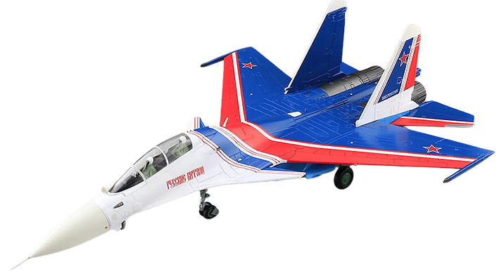 Su-30SM, Russian Knights Blue, RF-81705, Rusia, 2019 (con calcas), 1:72, Hobby Master 