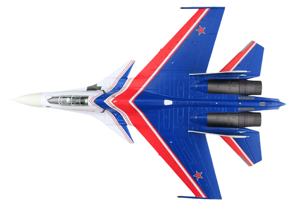 Su-30SM, Russian Knights Blue, RF-81705, Rusia, 2019 (con calcas), 1:72, Hobby Master 