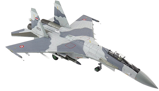 Su-35S Flanker E 9213, Fuerza Aérea Egipcia, Agosto 2020, 1:72, Hobby Master 