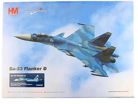 Su33 Flanker D Bort 78, 1.er escuadrón de aviación, Armada rusa, Siria, 2016, 1:72, Hobby Master 