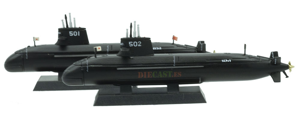 Submarinos Sōryū (SS-501) y Unryū (SS-502), JMSDF, 1:900, Planeta DeAgostini 