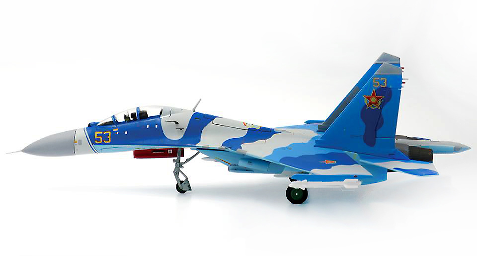 Sukhoi SU-27UB Flanker-C, Fuerzas Aéreas de Kazajistán, 604th Air Base, Aeropuerto de Taldykorgan, 2010, 1:72, JC Wings 