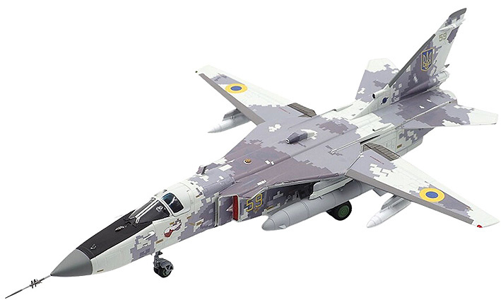 Sukhoi Su-24MR Fencer-E, Fuerzas Aéreas Ucranianas, Yellow 59, 1:72, Calibre Wings 