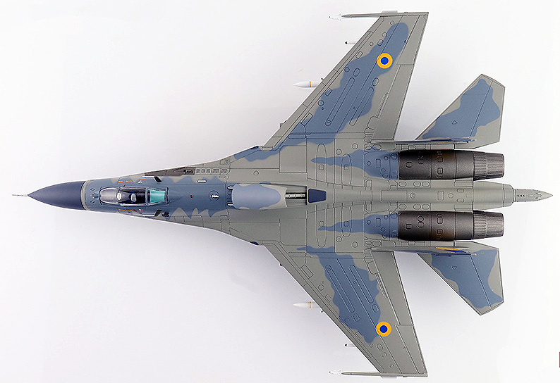 Sukhoi Su-27 Flanker-B, Fuerza Aérea Ucraniana, Ucrania, 2023, 1:72, Hobby Master 