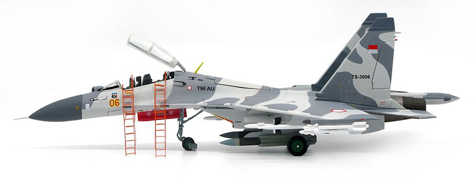 Sukhoi Su-30 MK Flanker-C Fuerza Aérea Indonesia, 11° Escuadrón 2016, 1:72, JC Wings 