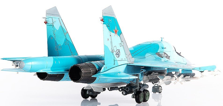 Sukhoi Su-34 Fullback, Fuerza Aérea Rusa, Ramenskoye, 2011, 1:72, JC Wings 