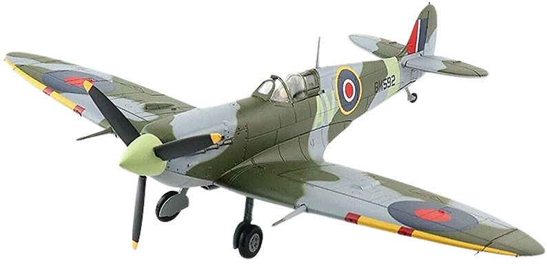 Supermarine Spitfire Mk V RAF Exeter (Czech) Wing, BM592, Alois Vasatko, RAF Exeter, 1942, 1:48, Hobby Master 