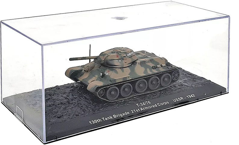 T-34/76, 130.ª Brigada de Tanques, 21.º Cuerpo Blindado, URSS, 1942, 1:72, Altaya 