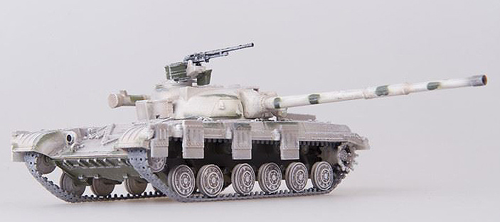 T-64, Ejército Soviético camuflado con pintura al agua, 1972, 1:72, Modelcollect 