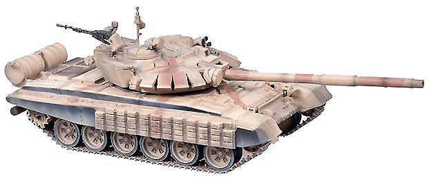 T-72BM con Kontakt-1 (armadura reactiva), Guerra de Siria, Alepo, 2016, 1:72, Modelcollect 