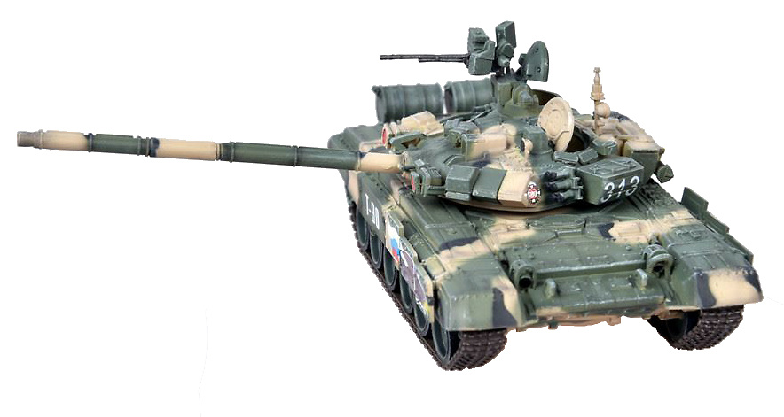 T-90 main battle tank, 38 Instituto de Investigación Científica y Pruebas Militares en Kubinka, 1:72, Modelcollect 