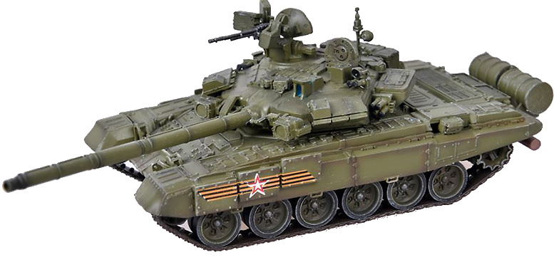 T-90A MBT, Desfile del Día de la Victoria en la Plaza Roja de Moscú, 9 de Mayo de 2015, 1:72, Modelcollect 