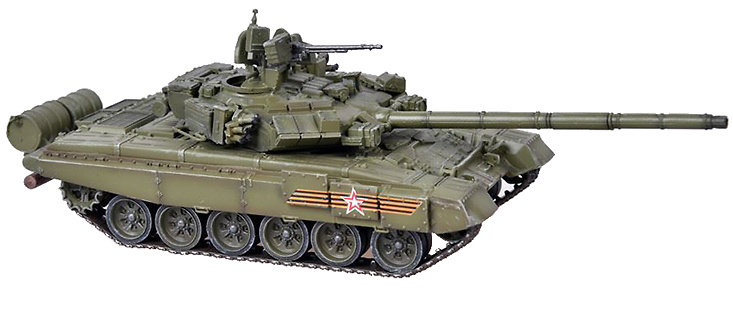 T-90A MBT, Desfile del Día de la Victoria en la Plaza Roja de Moscú, 9 de Mayo de 2015, 1:72, Modelcollect 