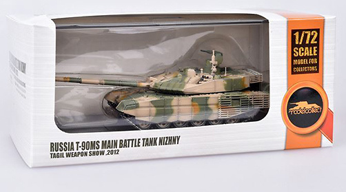 T-90MS, Ejército Ruso, Nizhny Tagil, 2012, 1:72, Modelcollect 