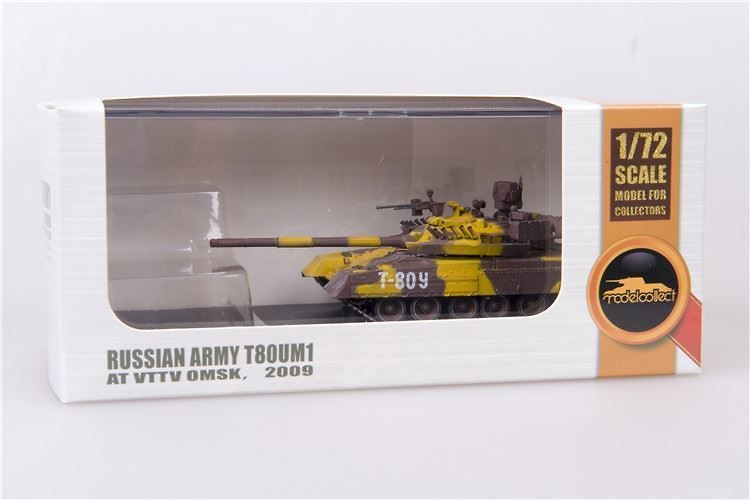 T80UM1, Ejército Ruso, Exhicbiión de Tecnología Militar VTTV de Omsk, 2009, 1:72, Modelcollect 