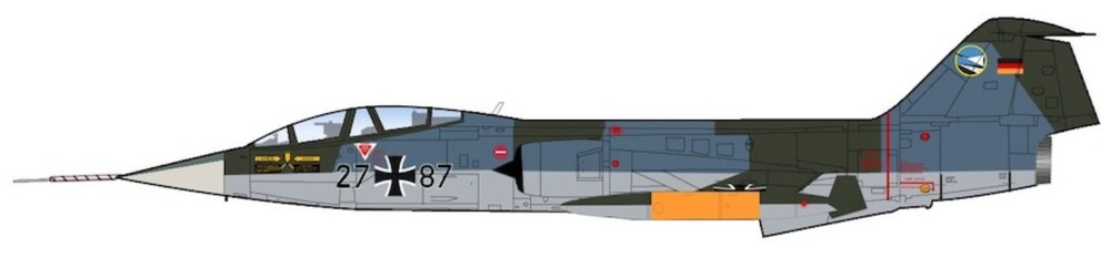 TF104G Starfighter Luftwaffe, 27+87, JG 74 