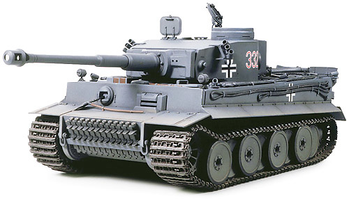 TIGER I, 1ª Versión, 1:35, Tamiya -- PIEZA TOTALMENTE MONTADA Y PINTADA -- 