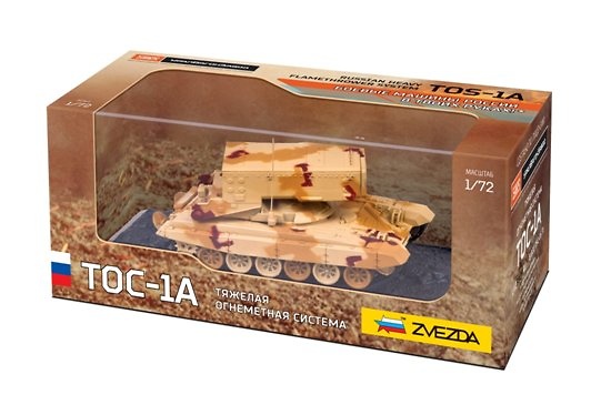 TOS-1A, Lanzacohetes pesado Ruso, 1:72, Zvezda 